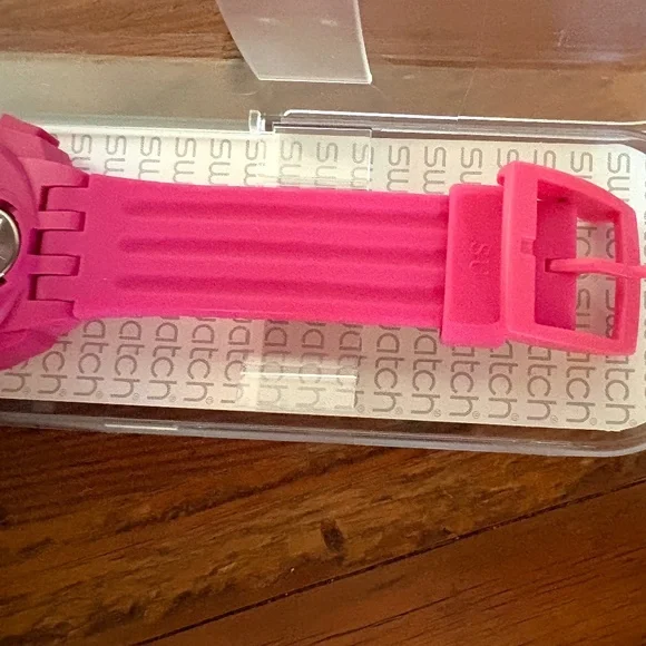 NWT Swatch Watch Chrono Huyana, Pink Unisex 2009 SUIP400 - Picture 7 of 12